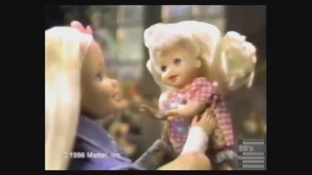 Барби Шелли ходит на горшок 1997 (Kelly Potty Training Mattel)