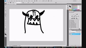 Photoshop Graffiti Character - Viking Monster