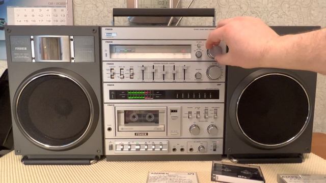 Fisher PH-490. Радио, кассета, запись. смотреть онлайн