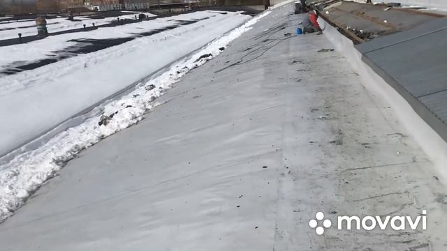 ПВХ-мембрана без демонтажа старого наплавляемого покрытия