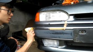 Покраска молдингов на ваз 2115/ часть первая