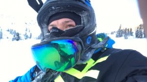 Покатушки на снегоходах! Ергаки -40