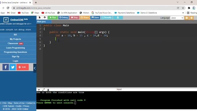 Logical Operators in Java