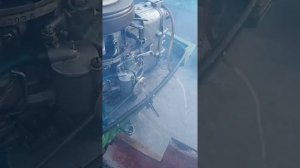 Вихрь 25.Пуск на воде