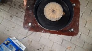 Самодельный гончарный круг из старой автомобильной помпы и разбитого шуроповерта.