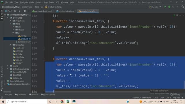 #23 Online Grocery Shop Project | Python Django | User - View Products Page смотреть онлайн