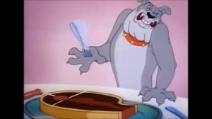 Tom and Jerry & ?spike -?sharing the meat ?