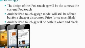 IPOD TOUCH 5G PREDICTIONS AND RUMORS