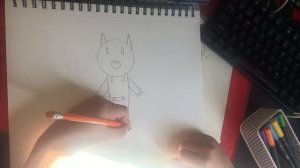 Time lapse drawing of My Minecraft fox skin