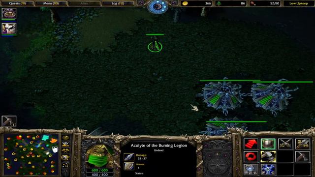 Warcraft 3 || The Burning Legion destroyed the Alliance