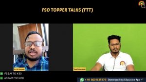 FSO Topper Talks, FSO Job Profile | FSO Salary | FSO Exam Strategy| FTT | How to clear FSO Exam?