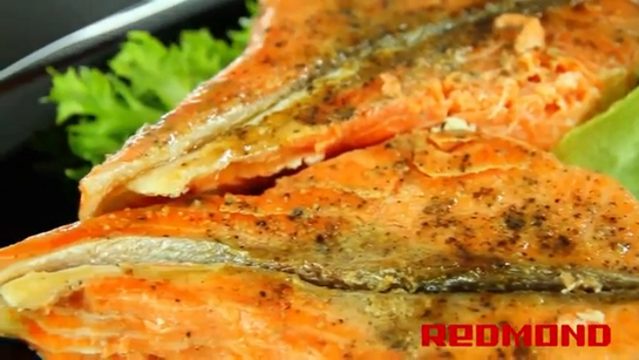 Форель жареная мультиварка-скороварка REDMOND RMC-M4504 