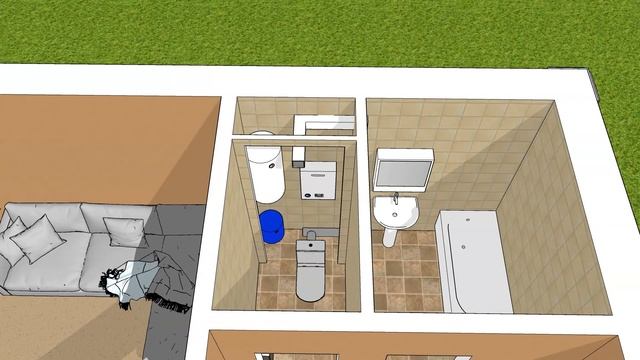 Проект Дома 10 на 10 , Планировка Дома 100 квадратов , Дом из газобетона