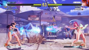 Street Fighter V  Chunli VS Poison(Rose) Swap Mod Battle Swimwear,  Poison Sexy Toxic Pony Eyes