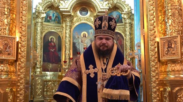 Слово епископа Антония в Неделю 3-ю Великого поста, Крестопоклонную смотреть онлайн