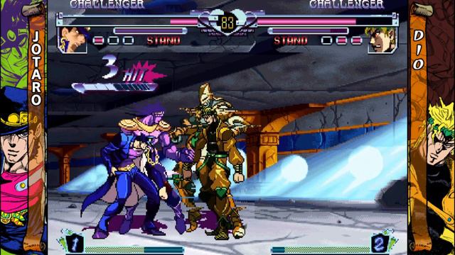 [TAS] Jotaro Vs DIO (Remastered) | Jojo's Bizarre Adventure: Heritage For The Future