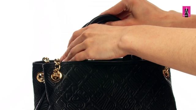 3031023 Видеообзор I Женская сумка с ручками LOVE MOSCHINO EMBOSSMENT смотреть онлайн