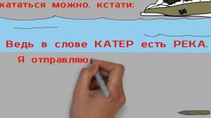 ИГРАЕМ СО СЛОВАМИ: слово КАТЕР