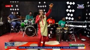 Minister Dominic’s powerful gospel reggae and praises ministration at Mabesh Tv