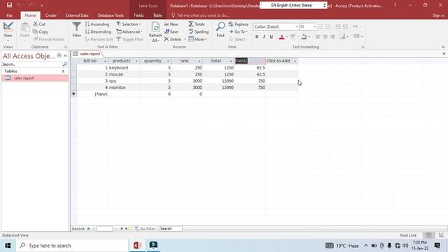 Ms-access table design-2 смотреть онлайн