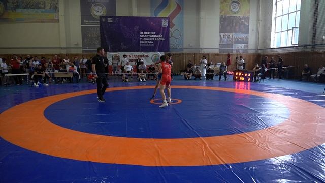 48 кг. схватка за 3 место Кобин (Татарстан)-Морозов (Мордовия) Юношеская Спартакиада России 2022г.