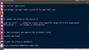 SDN Project DDoS Attack Detection and Mitigation using SFlow in Software Defined Network