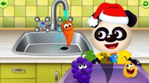 Развивающие игры для детей. Учим овощи и фрукты. Смешная еда.