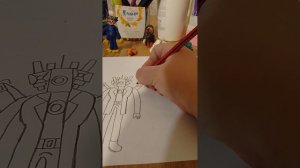 как нарисовать камера мена титана?
