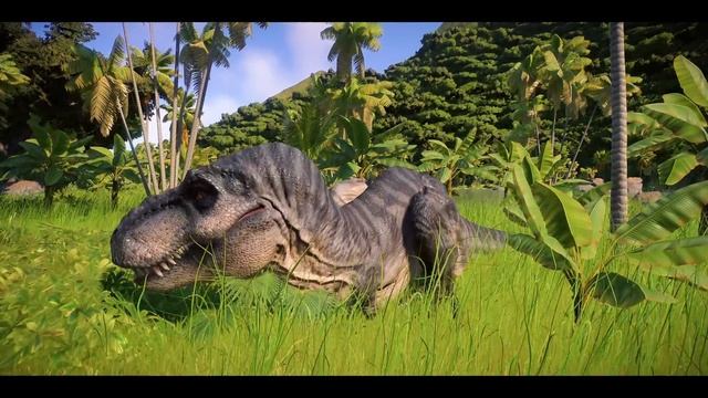 T-REX, INDOMINUS REX, INDORAPTOR, RAPTORS PACK HUNTING HERBIVORES - Jurassic World Evolution 2 смотреть онлайн