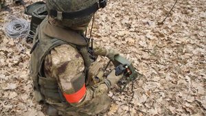 Работа специалистов войск связи в зоне проведения специальной военной операции