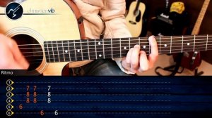 Como tocar Clint Eastwood GORILLAZ en Guitarra Acustica ¦ SUPER FACIL Principiantes