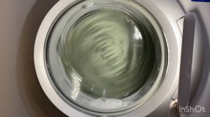 Bosch WFCX2460OE: Стирка одного комплекта постели | Синтетика 60°, 800, предв., доп.полоск, интенси