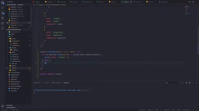 Super Awesome App Vuex Login Logic смотреть онлайн