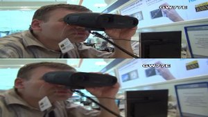 Digital Binoculars Sony DEV-50V (85 mm) vs Dual Sony GW77E at 65 mm (3D Rig)