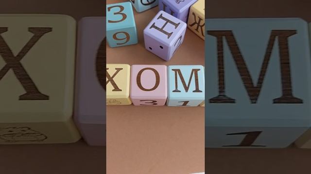 Wooden blocks "Alphabet"/ Набор кубиков "Алфавит"