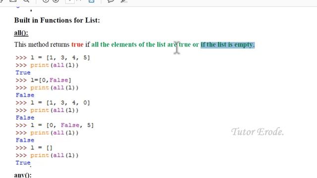 GE8151 | PYTHON LISTS | PROBLEM SOLVING AND PYTHON PROGRAMMING | PSPP | TAMIL | UNIT4