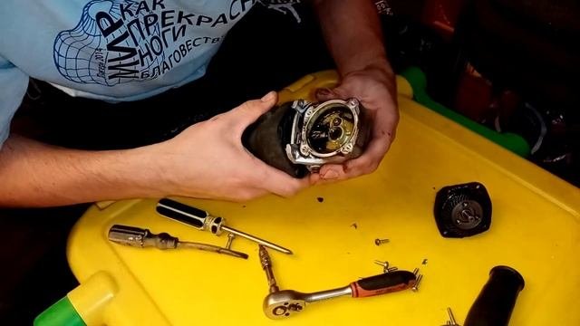 Разборка и сборка болгарки