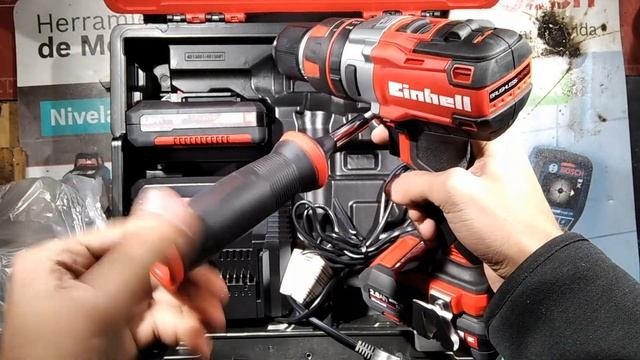 Unboxing Einhell TE-CD 18 LI-i BL(2x2,0Ah);ARG Atornillador Taladro Percutor Brushless  - GONZALO Z