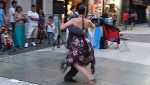 Уличное танго в Буэнос Айресе, Аргентина