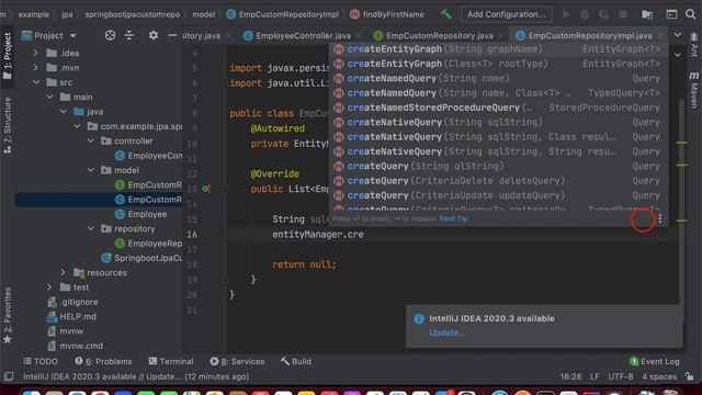 Spring data JPA custom repository смотреть онлайн
