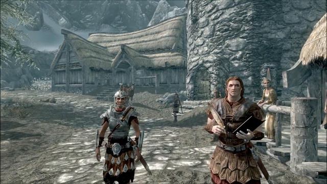 Blue Cubes Skyrim shenanigans - in the cart