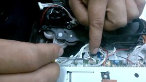 снятие редуктора Kyocera 1120/2035