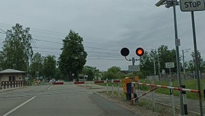 Железнодорожный переезд Sloka