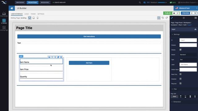 How to call API services from UI Builder using Codeless