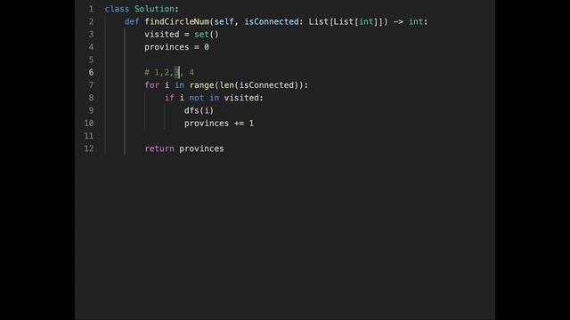 Number of Provinces - LeetCode #547 | Python Solution (with JavaScript, Java, and C++ Codes)