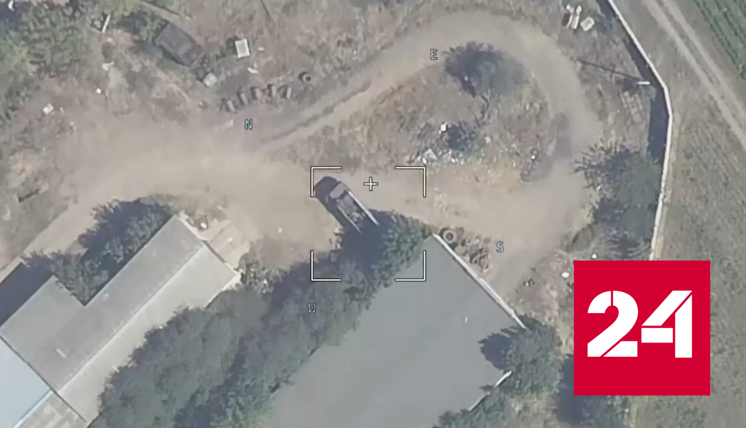 Минобороны показало, как взлетели на воздух боеприпасы ВСУ - Россия 24