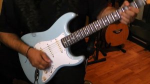 Panos Arvanitis plays Fender Stratocaster Yngwie J Malmsteen Sonic Blue