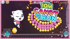 Том сладкий бег за конфетами с Анджелой! 😺 Talking Tom Candy Run! #лавиния #myangela #talkingtom