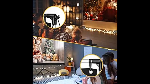 WEWATCH 120 Inch Projection Screen 16:9, 4K HD Rear Front Projections Movies Screen with Carry Bag смотреть онлайн