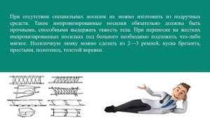 Серия 18. Правила транспортировки пострадавшего.